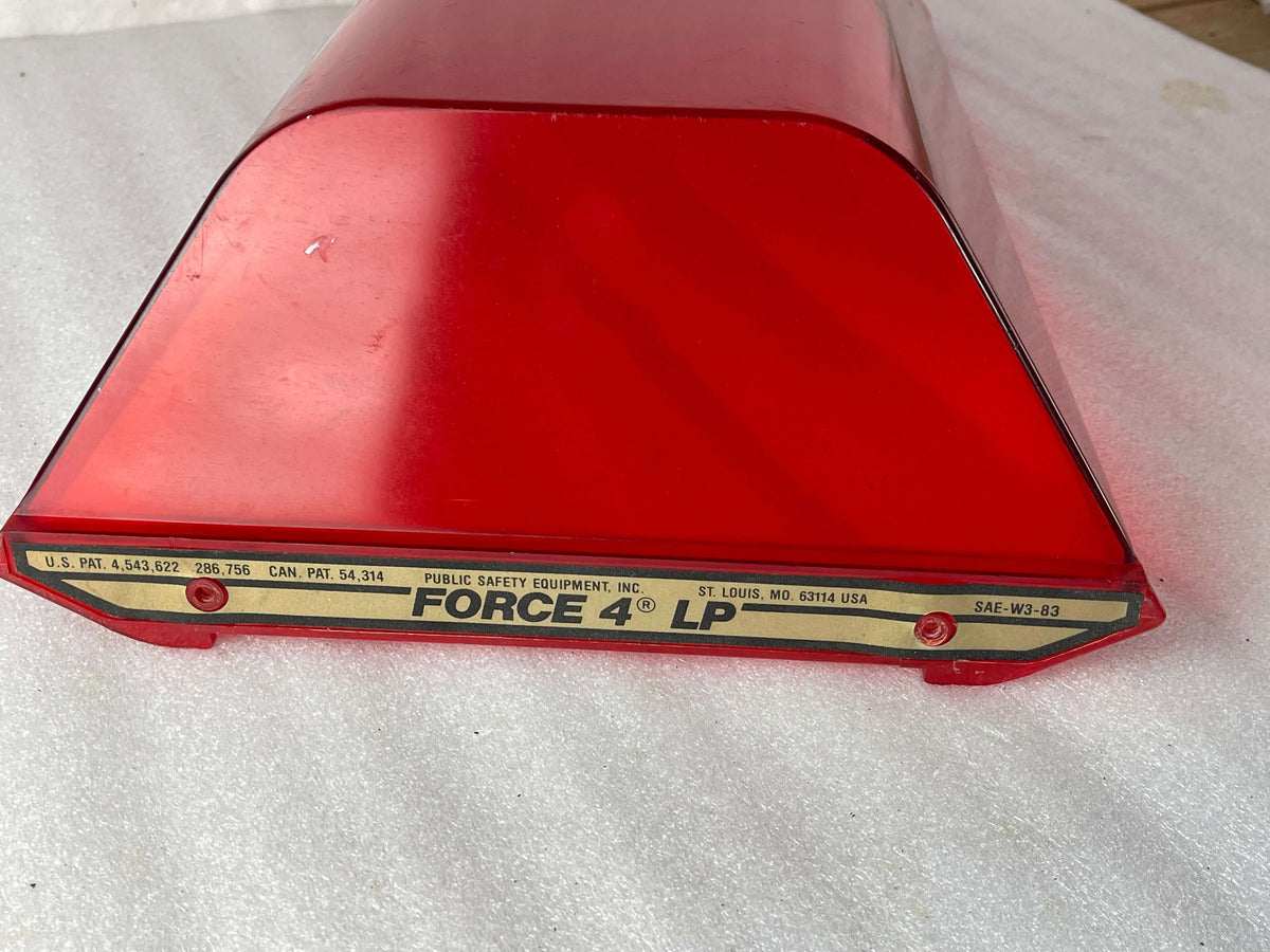 Code 3 Parts - Force 4 LP Red Dome Lens