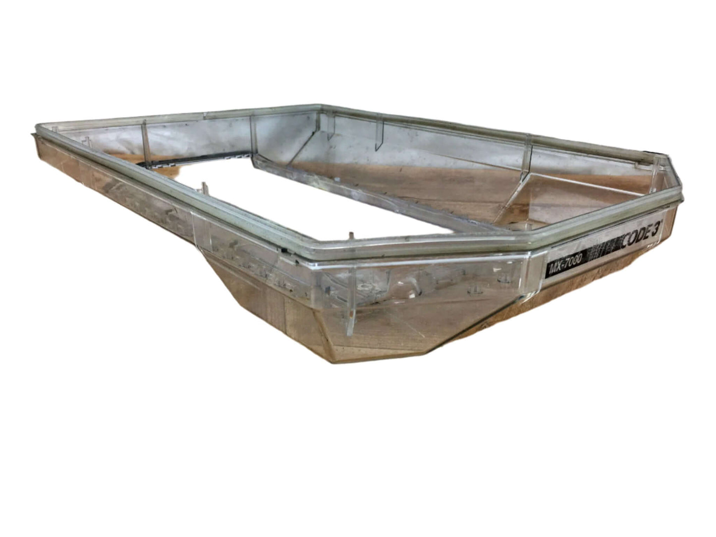 Code 3 MX7000 Lightbar - Clear Lower Dome Lens Base For 36" MX7000 - P/N: 211X