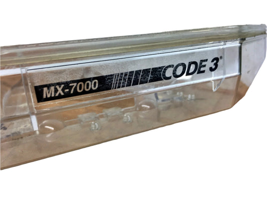 Code 3 MX7000 Lightbar - Clear Lower Dome Lens Base For 36" MX7000 - P/N: 211X
