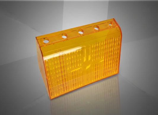 Code 3 MX7000 Lightbar - Lower Amber Filter - 5 Hole - P/N: 255X