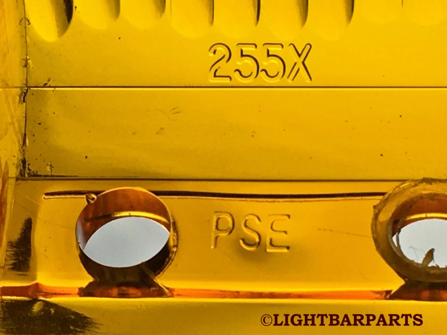 Code 3 MX7000 Lightbar - Lower Amber Filter - 5 Hole - P/N: 255X