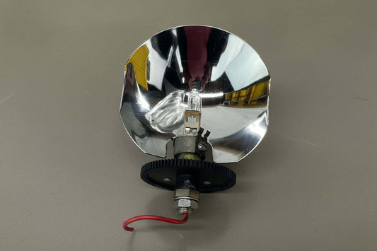 Federal Signal Aerodynic Lightbar Light Reflector Rotator and Gear with H1 Bulb