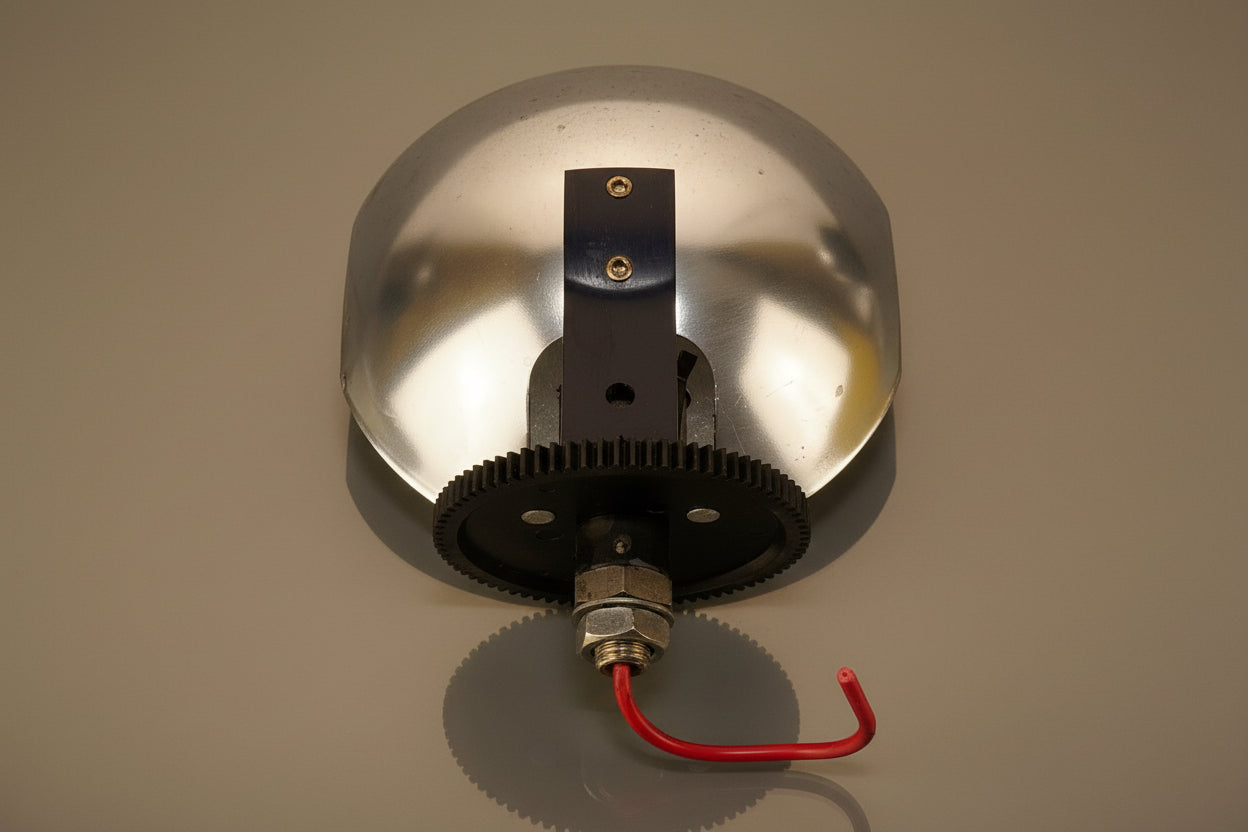 Federal Signal Aerodynic Lightbar Light Reflector Rotator and Gear with H1 Bulb