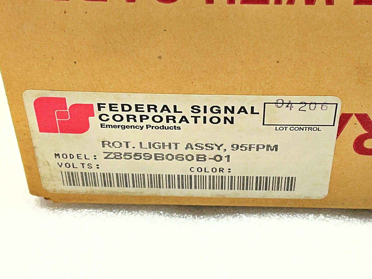 Federal Signal StreetHawk Rotator Assembly New Open Box