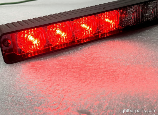 STAR Warning Systems Mini-Phantom Lightbar Red/Red P/N: ULB9E-RR