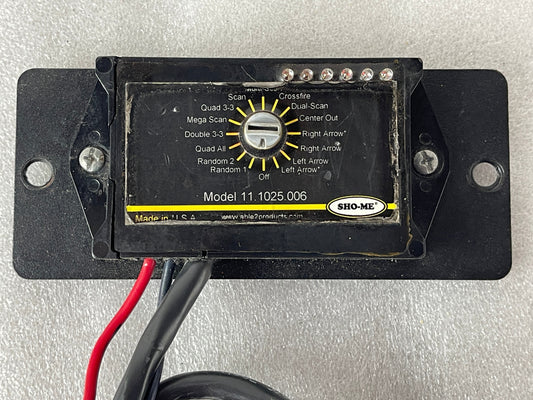Sho-Me LED Micro-rotary Switch with Built-in LED Flasher Six Outputs