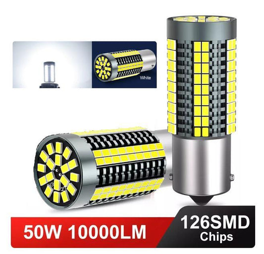 Federal Signal Code3 Lightbar Rotator - LED Twist Lock Replacement Bulbs Pair - White