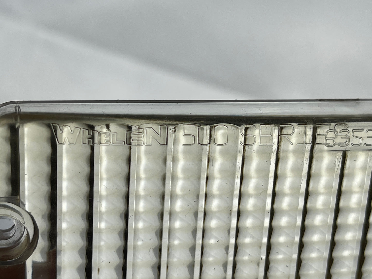 Whelen 500 Series - Clear Prismatic Lens with Screws