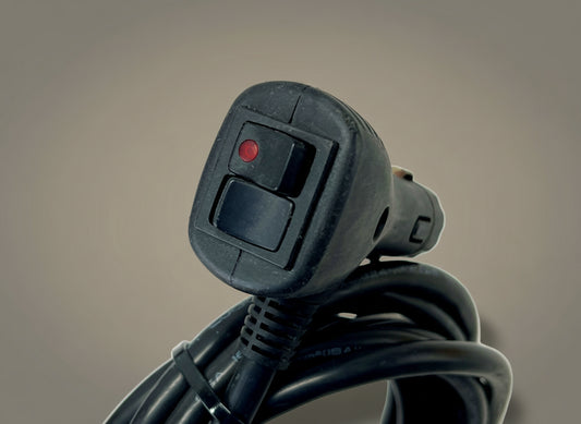 Whelen Federal Signal Code 3 - 12v Three Wire Power Cord On/Off/Options