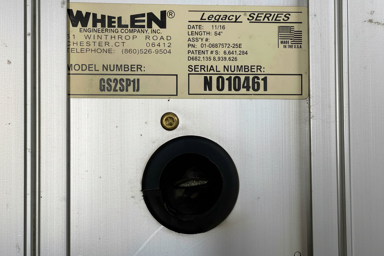 Whelen Legacy Lightbar - Frame Only for 54" Lightbar