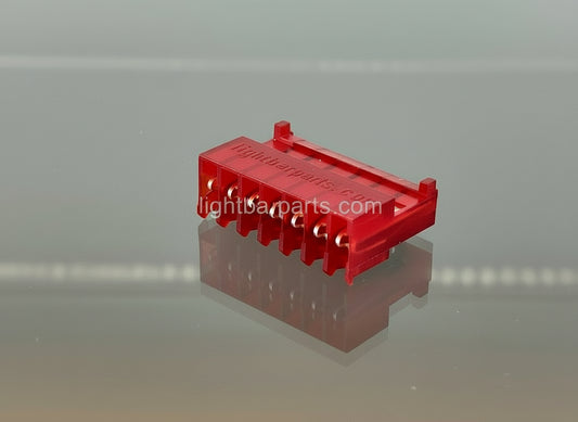 Red plastic component on a white background with 'LIGHTBARPARTS' logo.