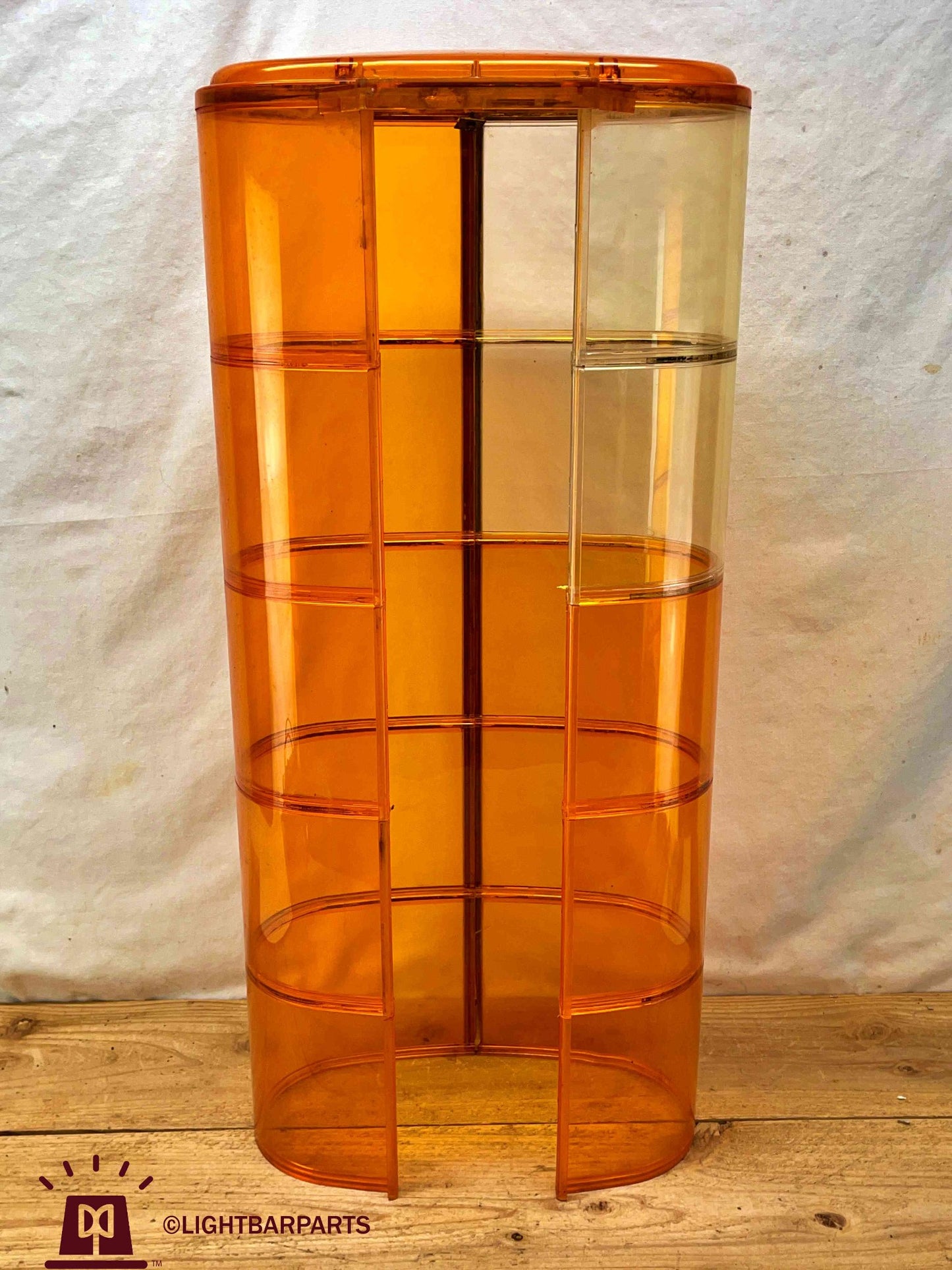 Federal Signal Aerodynic RWL Wrecker - One 5 Panel Amber Clear Dome Driver Side