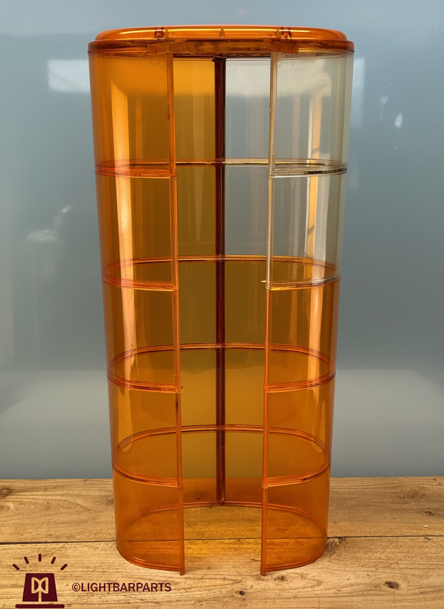 Federal Signal Aerodynic RWL Wrecker - One 5 Panel Amber Clear Dome Driver Side