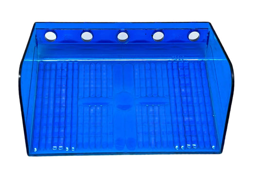 Code 3 MX7000 Lightbar - Lower Blue Filter - 5 Hole - P/N: 255X