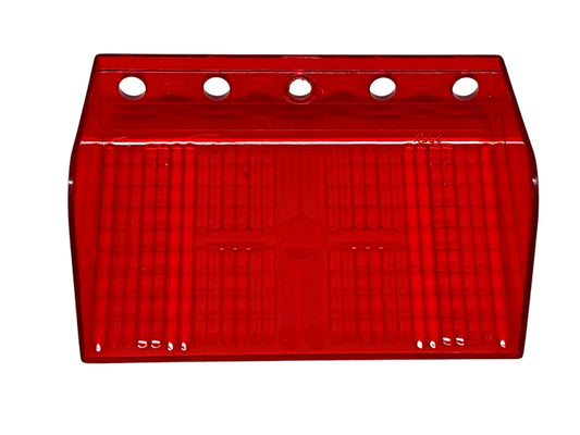 Code 3 MX7000 Lightbar - Lower Red Filter - 5 Hole - P/N: 255X