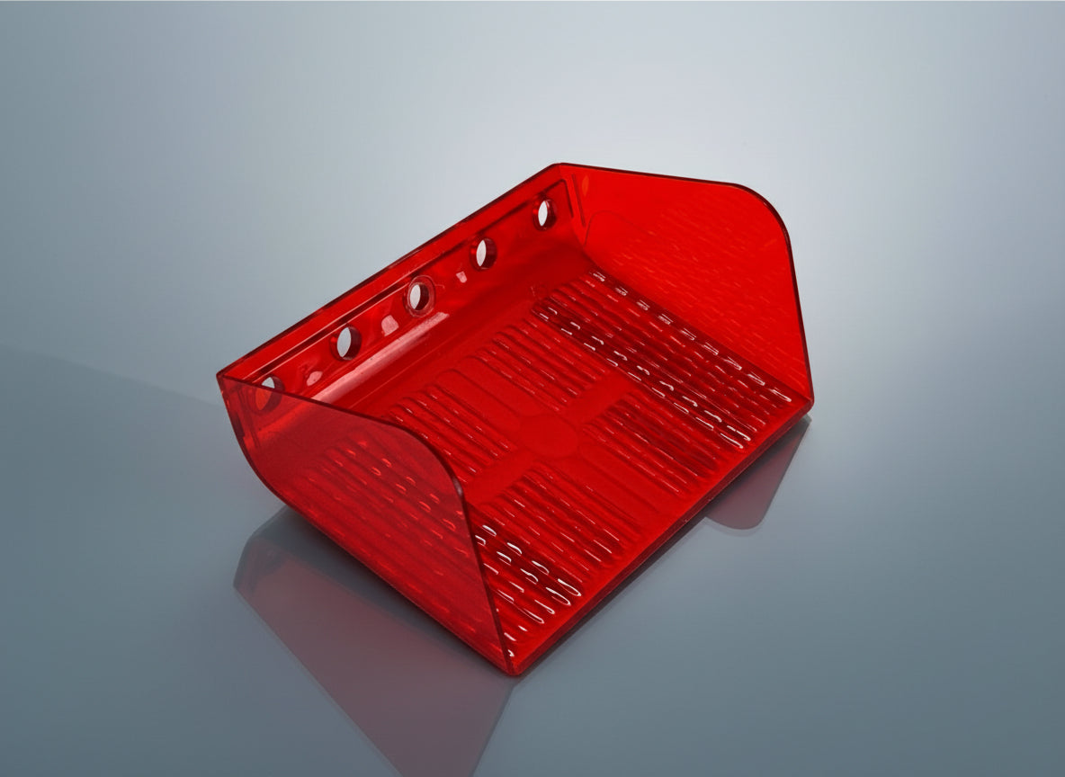 Code 3 MX7000 Lightbar - Lower Red Filter - 5 Hole - P/N: 255X