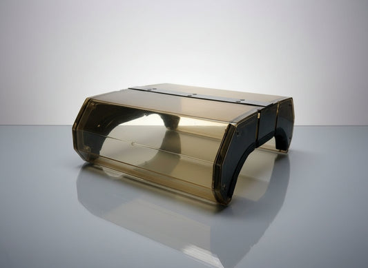 Code 3 XS8000 Intensity Lightbar - 9 Inch Wide Clear Center Dome Lens