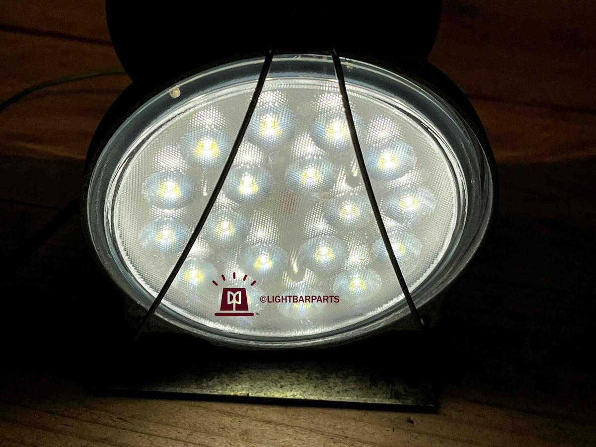 LED Clear White Par36 Bulb - Federal Signal Beacon Aerodynic Twinsonic Lightbar