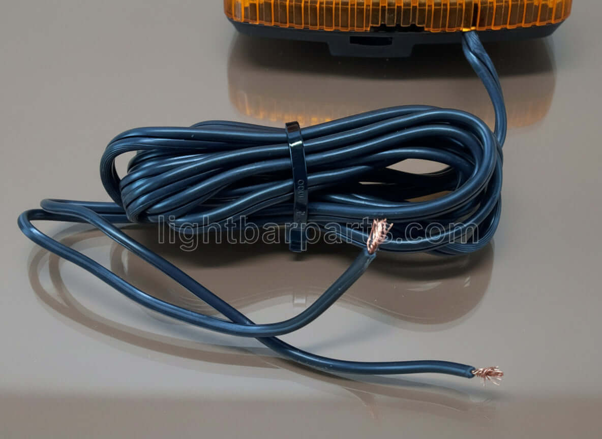 Federal Signal FireBeam Model: FB3MEF - 12V - Fast Speed with Amber Dome