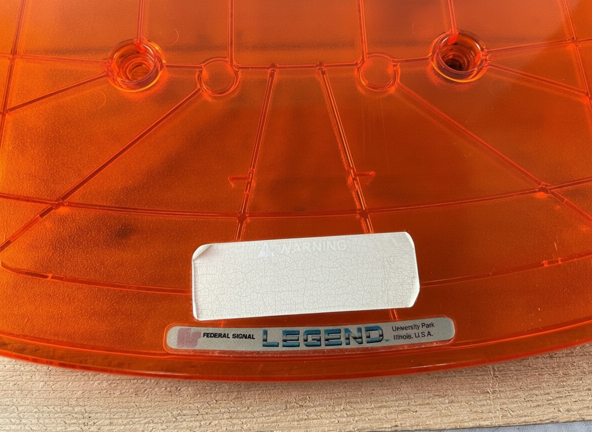 Federal Signal Legend Work Truck - Top End Dome Amber