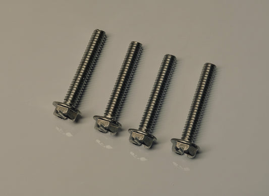 Federal Signal StreetHawk - Set of Four New (4) Stainless Steel Dome Screws - V2