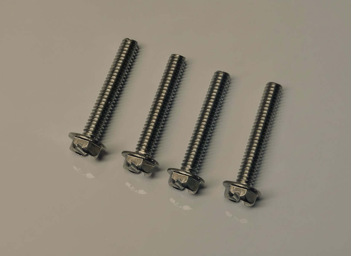Federal Signal StreetHawk - Set of Four New (4) Stainless Steel Dome Screws - V2