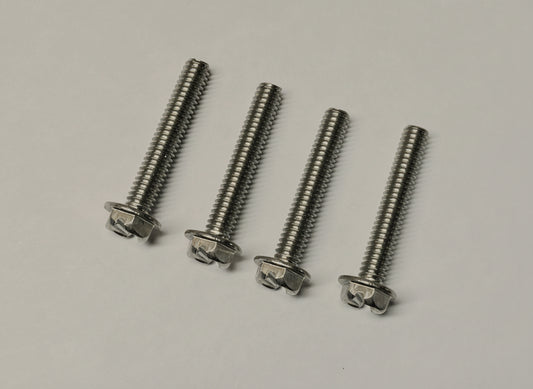 Federal Signal StreetHawk - Set of Four New (4) Stainless Steel Dome Screws - V2