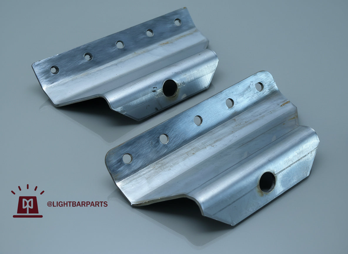 Code 3 Lightbar - Gutter Hook Clamp Strap Mount - Set Of Two (2)