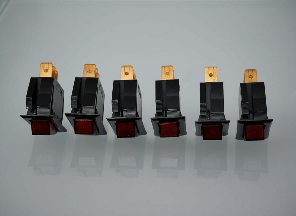 Lightbar Switch Box - Set Of 6 Switches - Light On In On Position