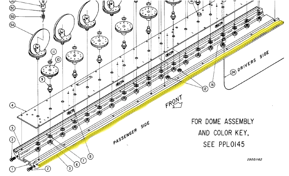 Federal Signal Aerodynic - New Frame Gasket P/N: 8542A006A-01