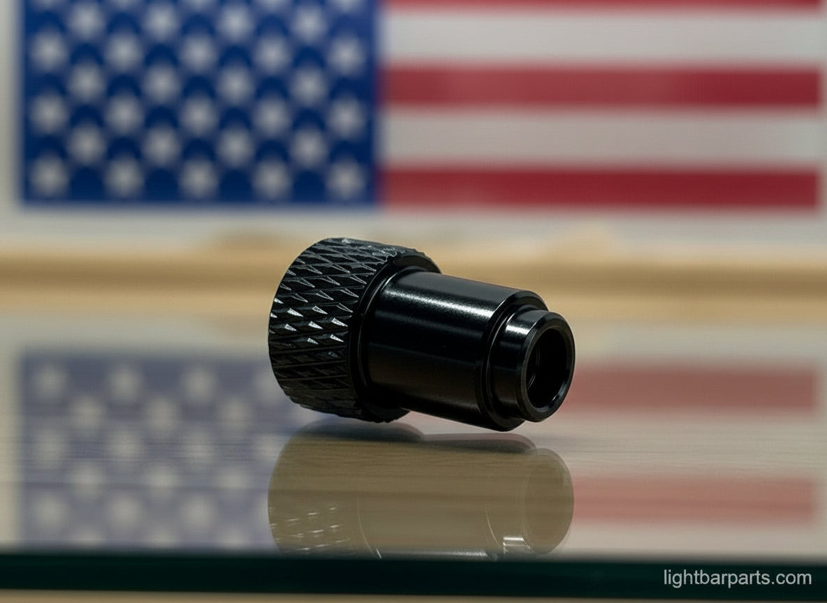 New Slide Switch Knob - Federal Signal - Whelen - Code 3 - CenCom - SoundOff with Allen Wrench