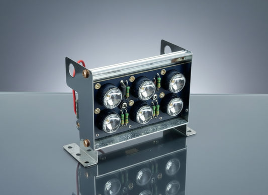 Star Headlight Lantern - Interceptor Lightbar - LED Light Module - RED