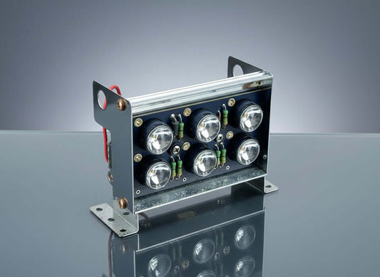 Star Headlight Lantern - Interceptor Lightbar - LED Light Module - RED