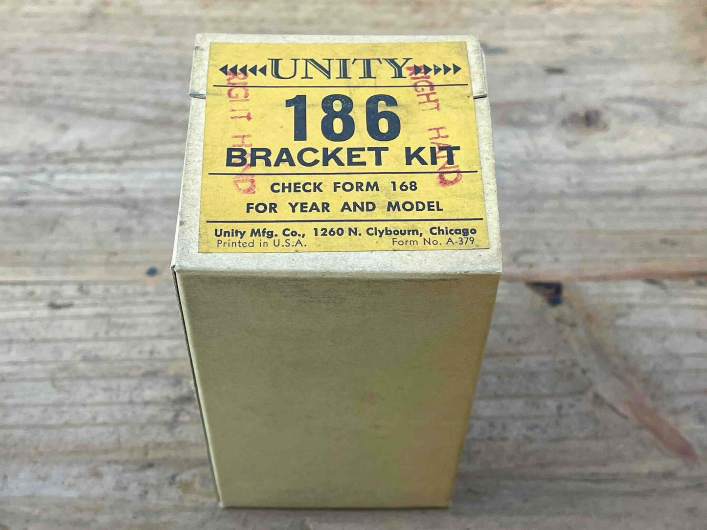 Unity Spotlight Parts - Bracket 186 Right Hand (Pass Side) Dodge Dart Coronet