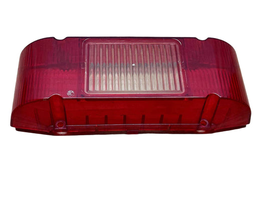 Whelen Edge 9000 9M Lightbar - Red End Cap With Clear Alley Light Lens