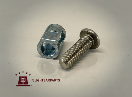 Unity Spotlight Parts - New Wedge Bushing U-8384-P and Screw U-8384 For Spotlight with Flat Shaft