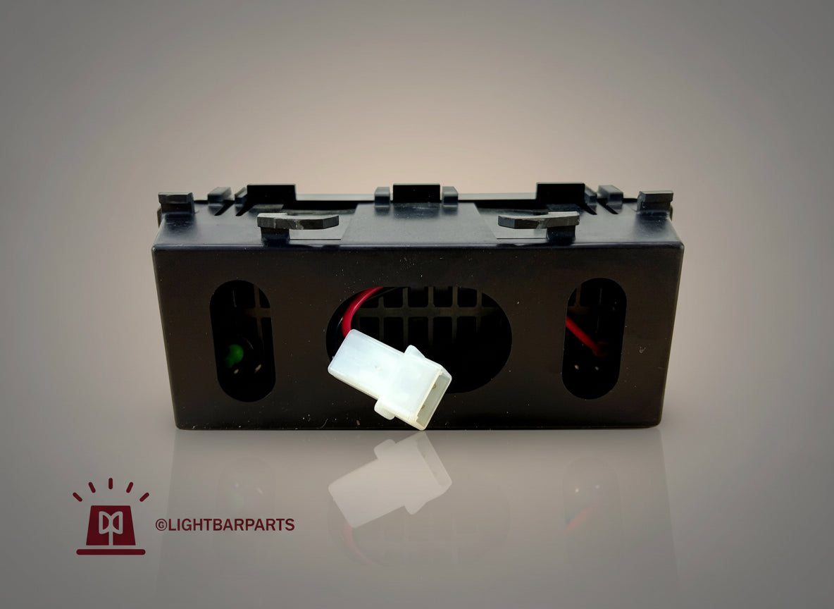 Whelen Liberty Lightbar - 500 Series LIN6 GEN4 Super LED Module, red color, in nice used condition, with visible LED lights and clear lens.