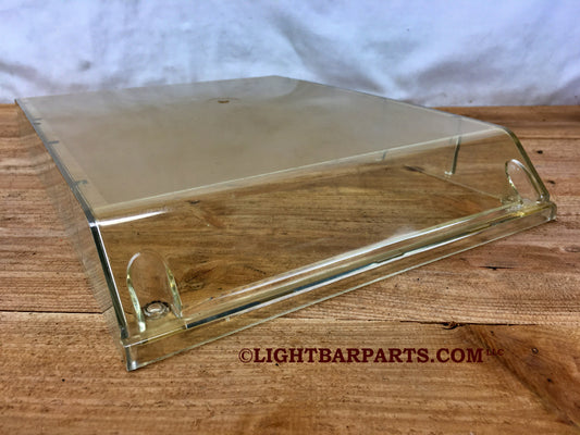 Star Headlight Lantern - Vintage Sabre Lightbar - Clear Center Dome with Screws - light bar parts