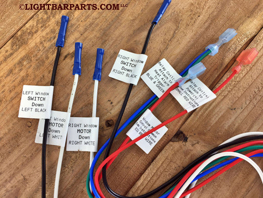 AceK9 - Dual Window Relay Module Wiring Harness Only - light bar parts