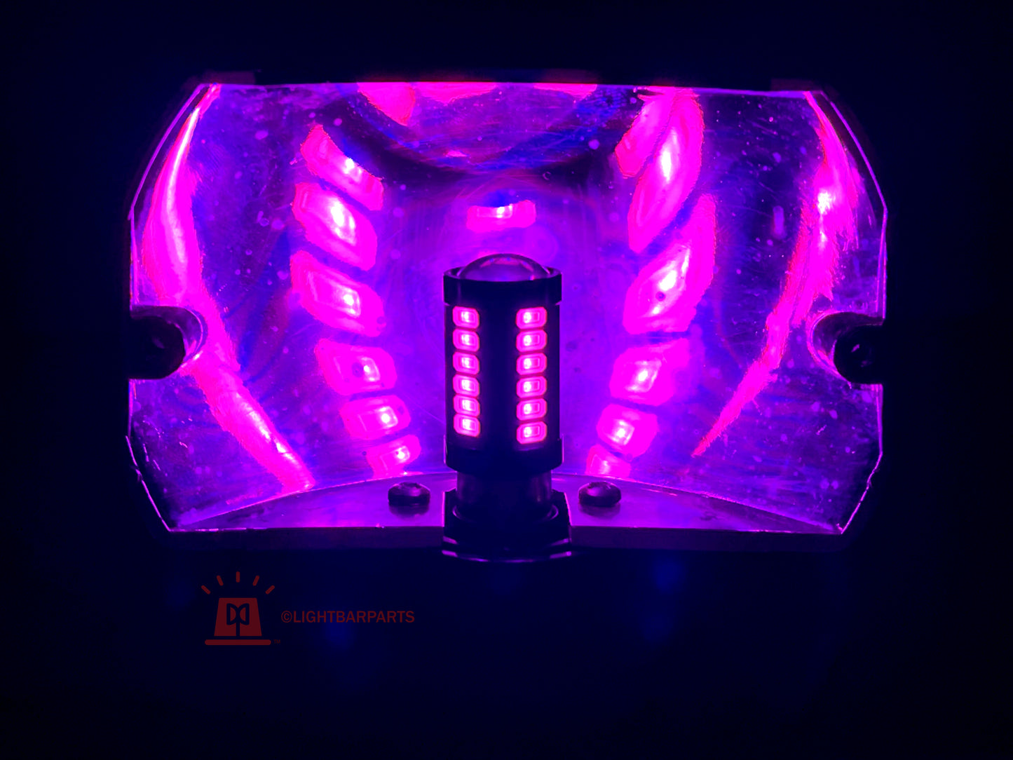 Federal Signal Code3 Lightbar Rotator LED Twist Lock Replacement Bulbs - Purple