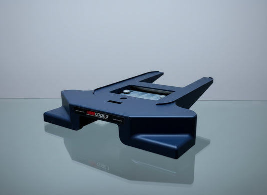 CODE 3 2100 2500 2700 MX7000 Excalibur - Pair Mounting Feet with Hardware - Single Tension Bolt Version