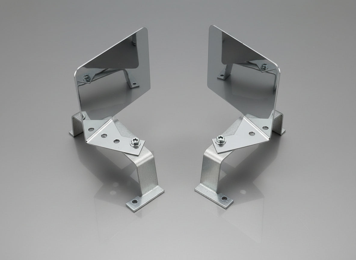 Code 3 MX7000 Excalibur Lightbar - Center Section High Rise Mirror Assemblies