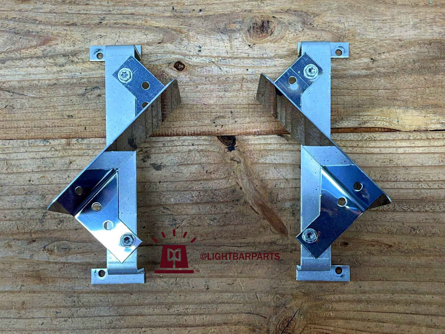 Code 3 MX7000 Excalibur Lightbar - Center Section High Rise Mirror Assemblies