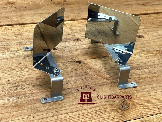 Code 3 MX7000 Excalibur Lightbar - Center Section High Rise Mirror Assemblies