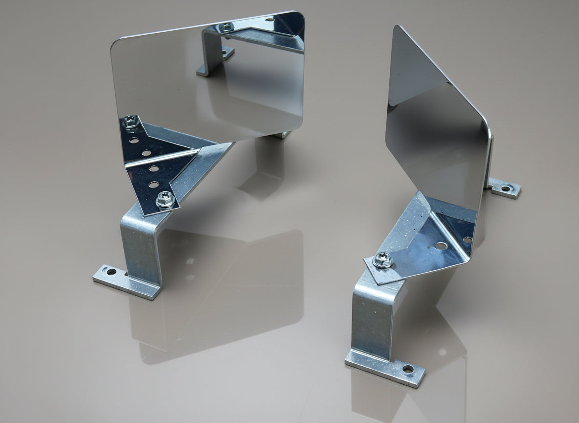 Code 3 MX7000 Excalibur Lightbar - Center Section High Rise Mirror Assemblies