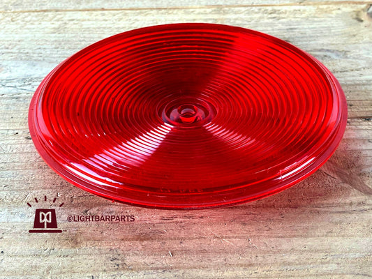 Federal Signal Twinsonic 12F - DIETZ P/N: 77-066 - One (1) Red Flasher Lens