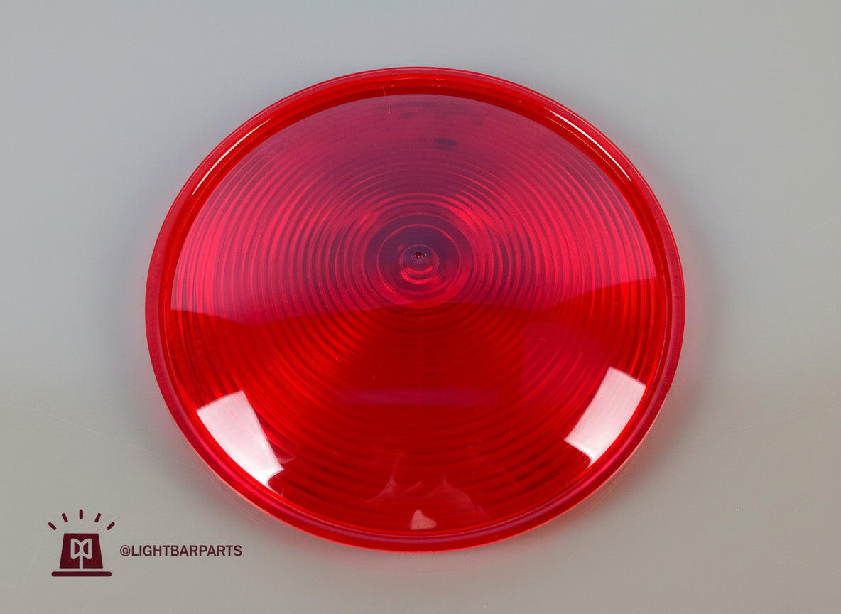 Federal Signal Twinsonic 12F - DIETZ P/N: 77-066 - One (1) Red Flasher Lens