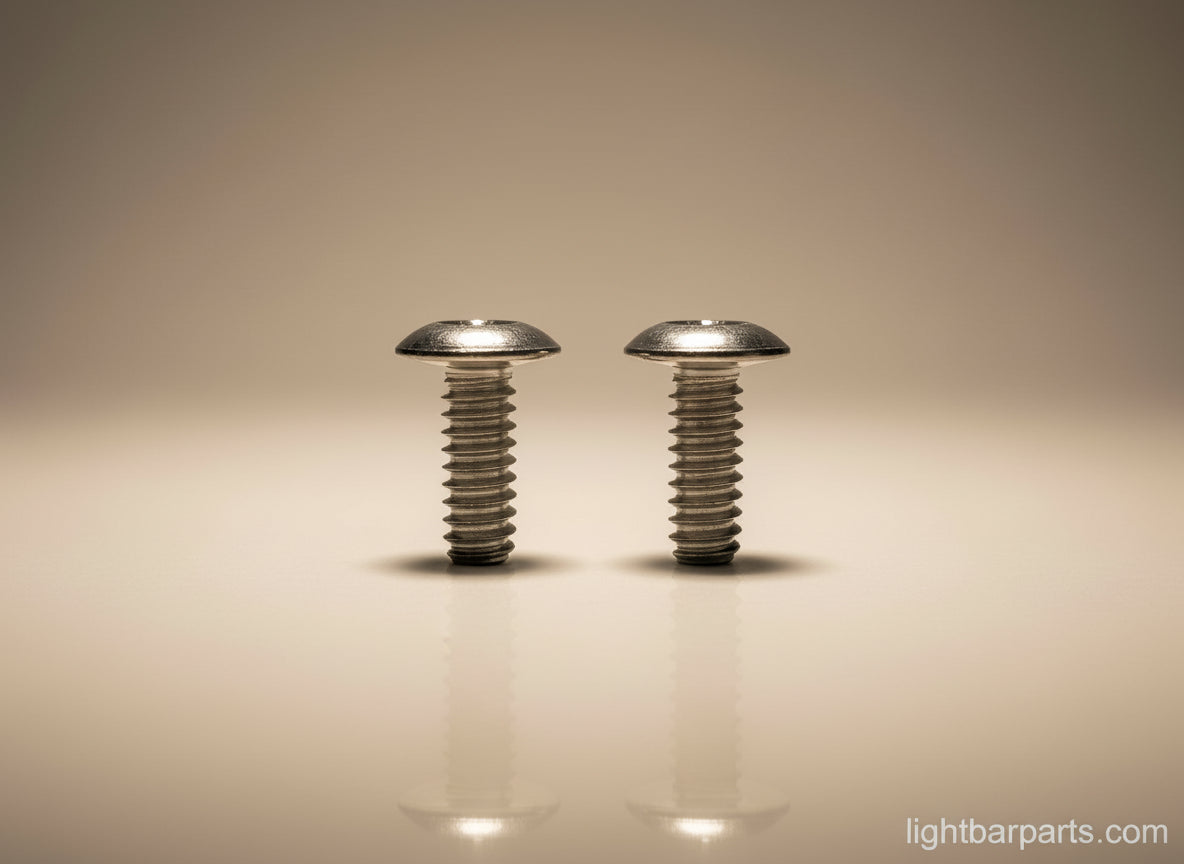 Federal Signal Aerodynic - Pair (2) of Dome Lens Screws - Stainless Steel - New