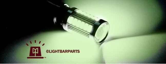 Federal Signal Code3 Lightbar Rotator - LED Twist Lock Replacement Bulbs - Green