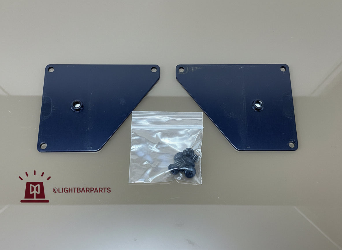 Federal Signal SignalMaster SML8 - Pair Of End Caps With Screws